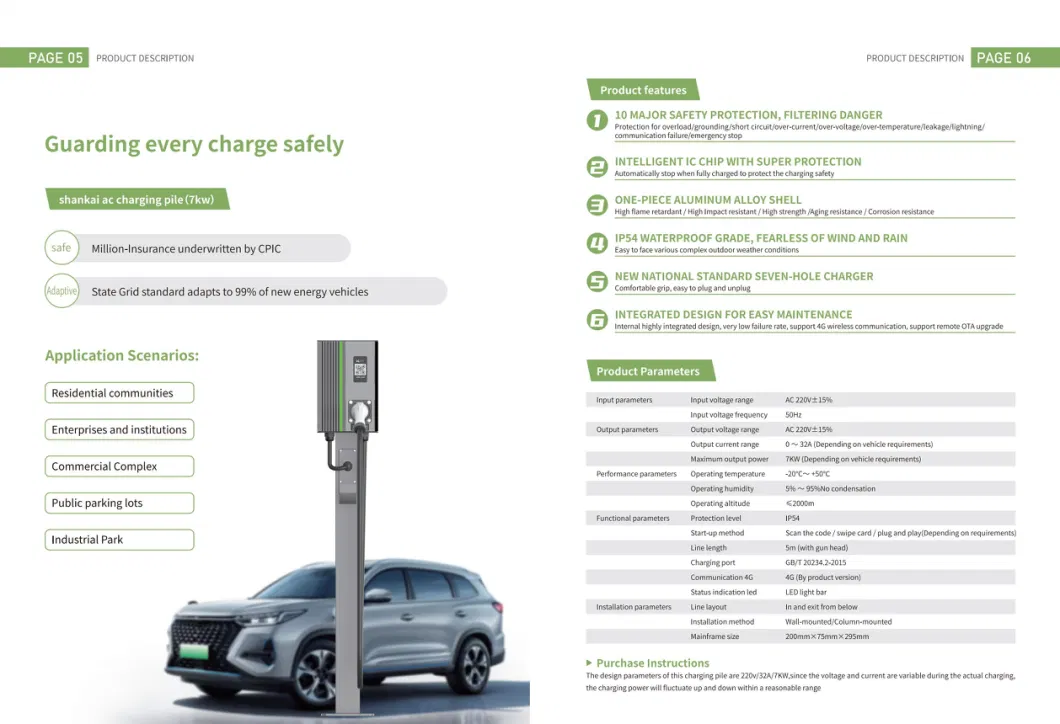 Factory Manufacturer EV Charger 120kw Fast Electric Car Charging Station with Double Gun