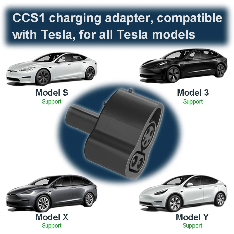 250kw CCS1 Adapter Automobile Charging Pile DC Fast Chargers Tesla CCS Combo 1 Tesla Charger Adapter for Tesla